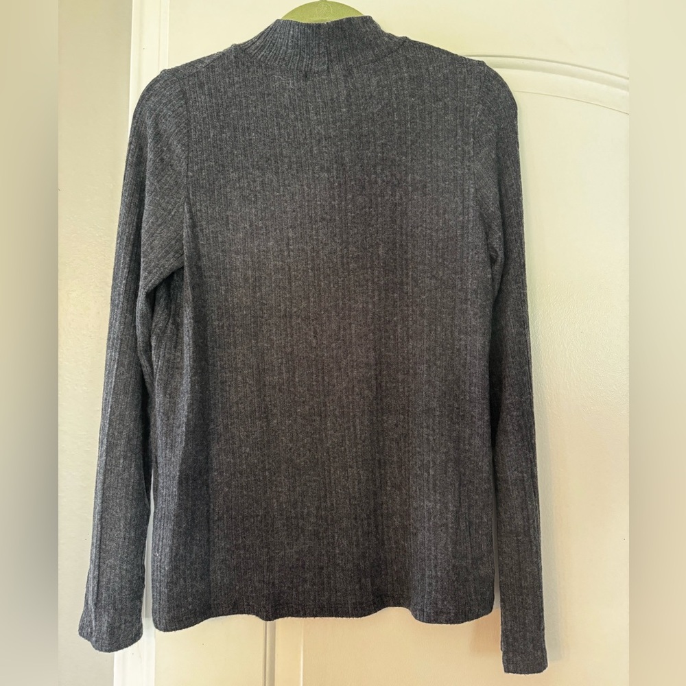 Wantable Rib Brushed Long Sleeve Mockneck - Picture 2 of 4
